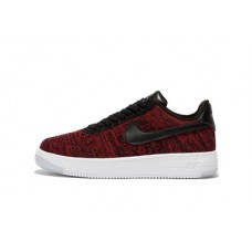 Nike air Force Lunar Flyknit бордовые